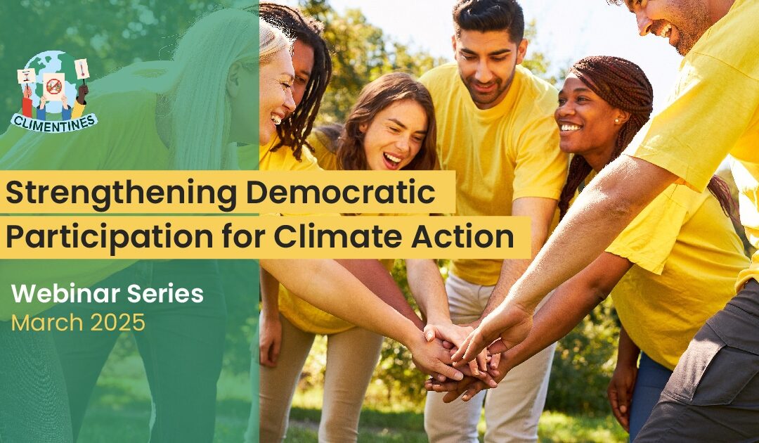 Webinar Series | Strengthening Democratic Participation for Climate Action